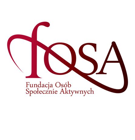 Projekt logo dla Fundacji Osob Społecznie Aktywnych – F.O.S.A