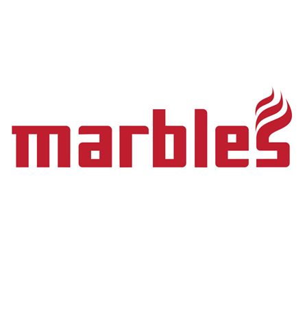 A logo for Marbles