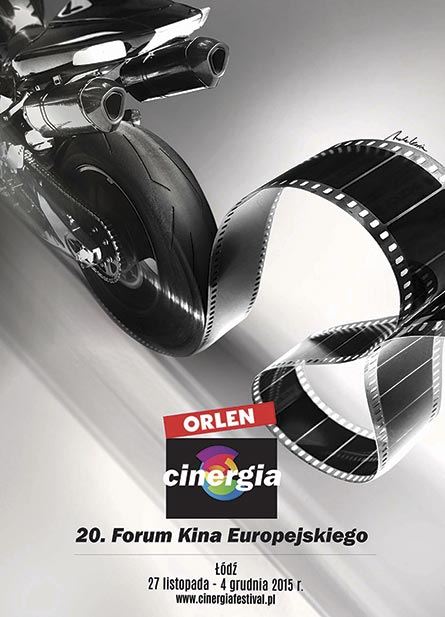 Poster promoting the 20th Forum of the European Cinema 2015
