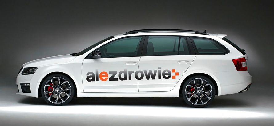 Project of the mobile advertising for Alezdrowie company
